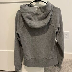 Gray lululemon scuba jacket